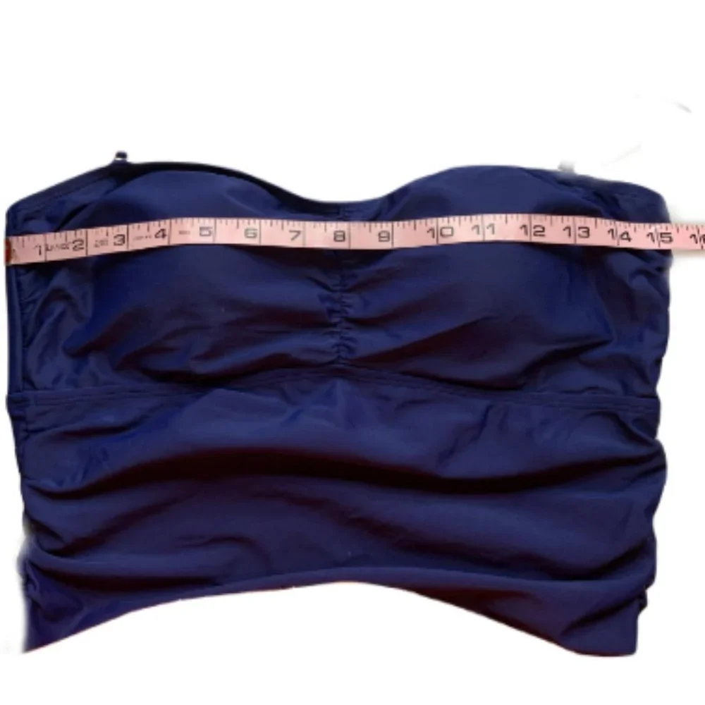 Nicole Miller Swim Dress Navy Women’s Large - Picture 10 of 11